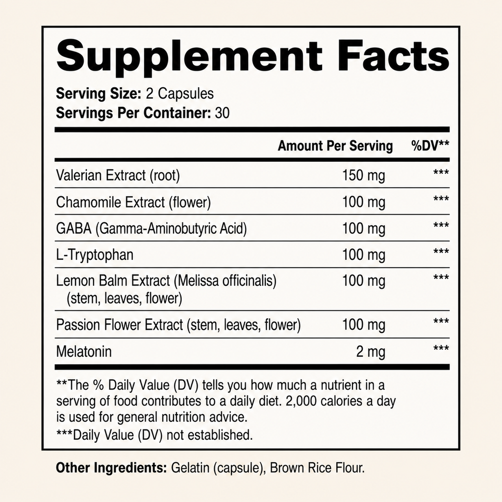 RESET (Sleep Formula)