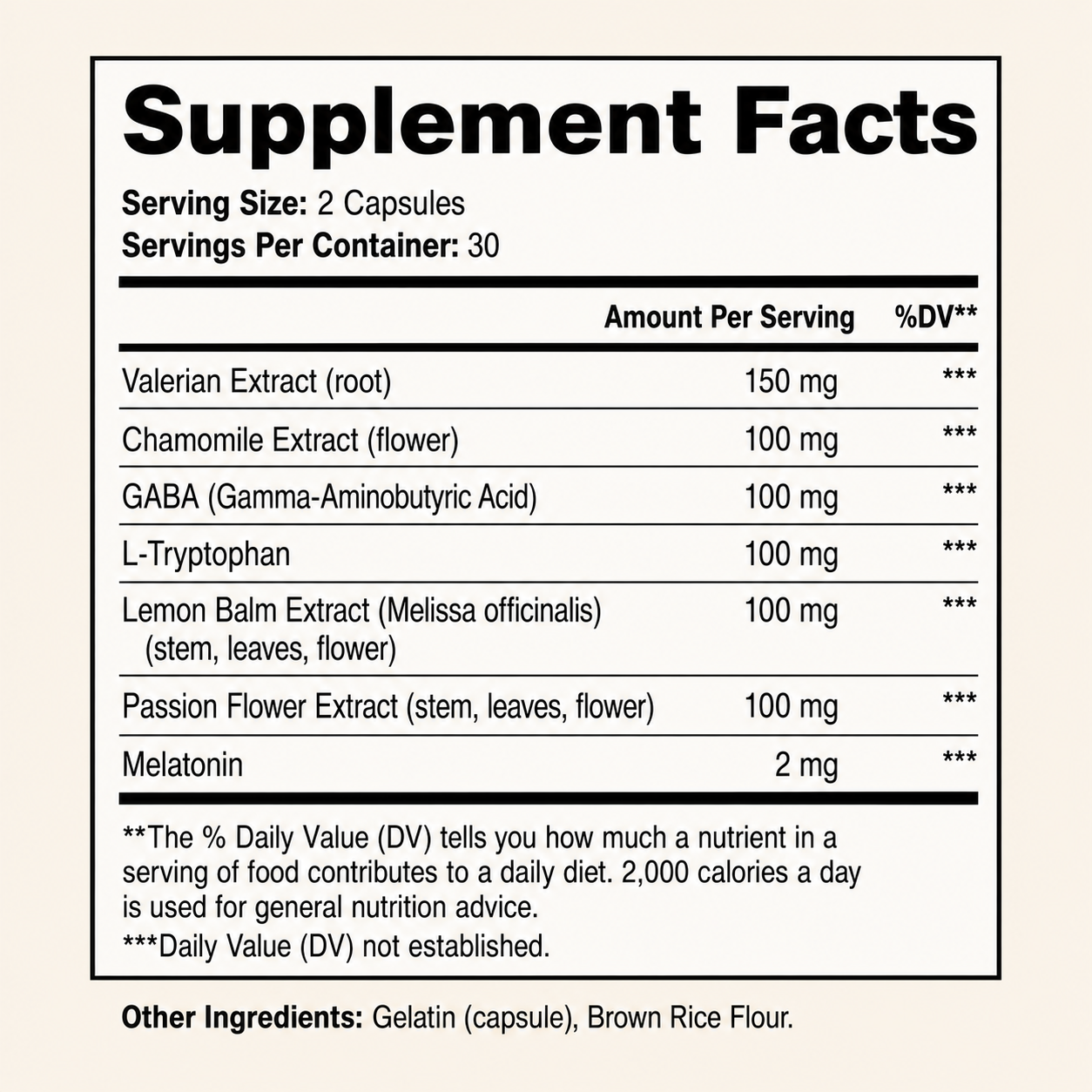 RESET (Sleep Formula)