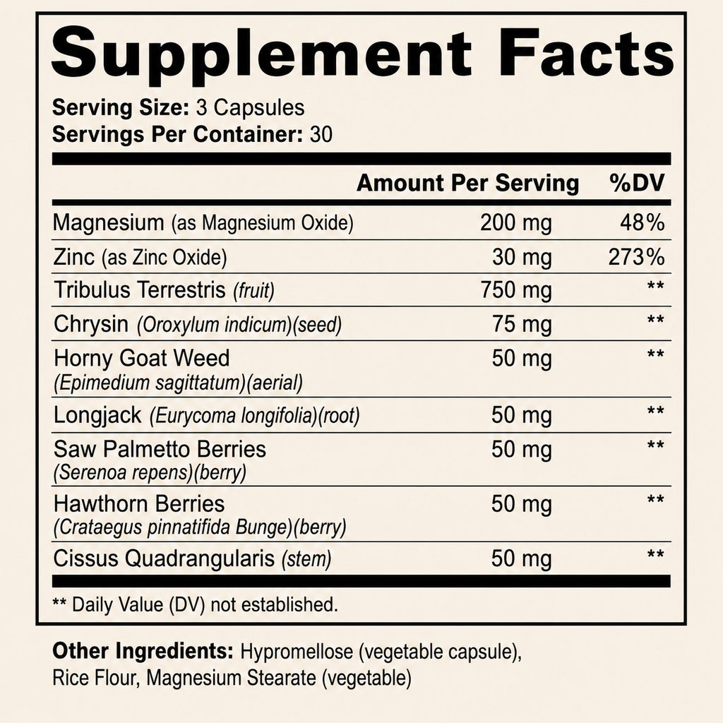 ALPHA (Testosterone booster)