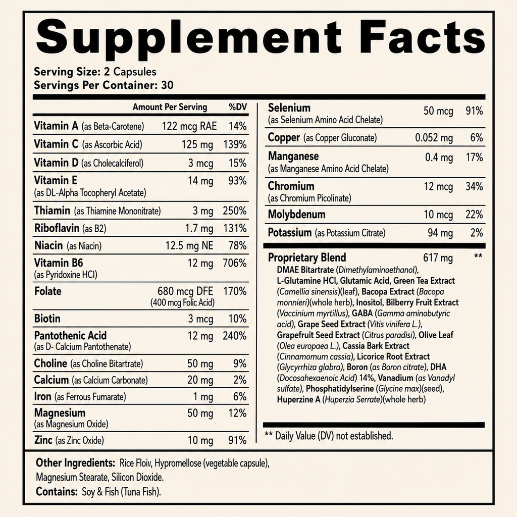 FOCUS (Brain & Focus Formula)