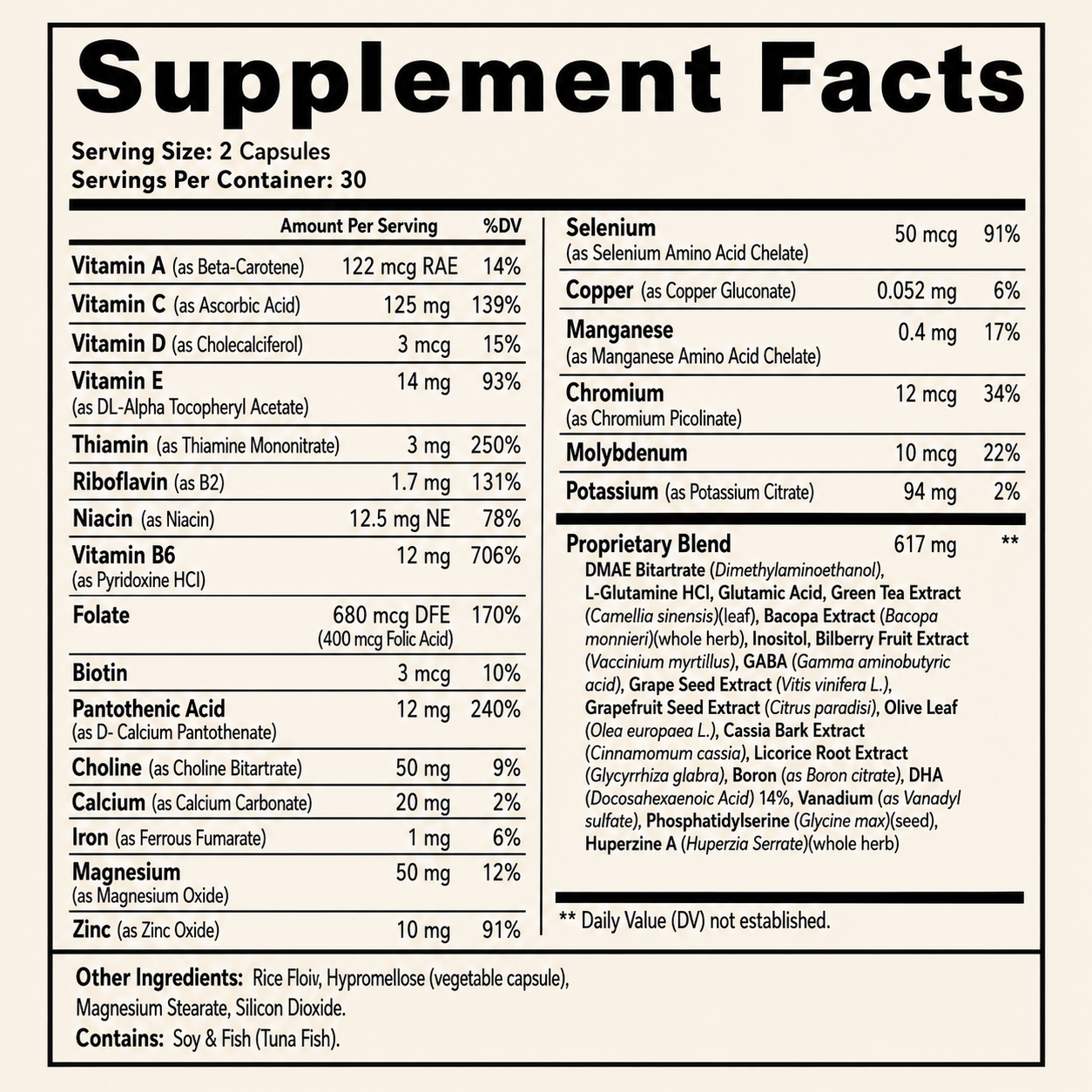 FOCUS (Brain & Focus Formula)