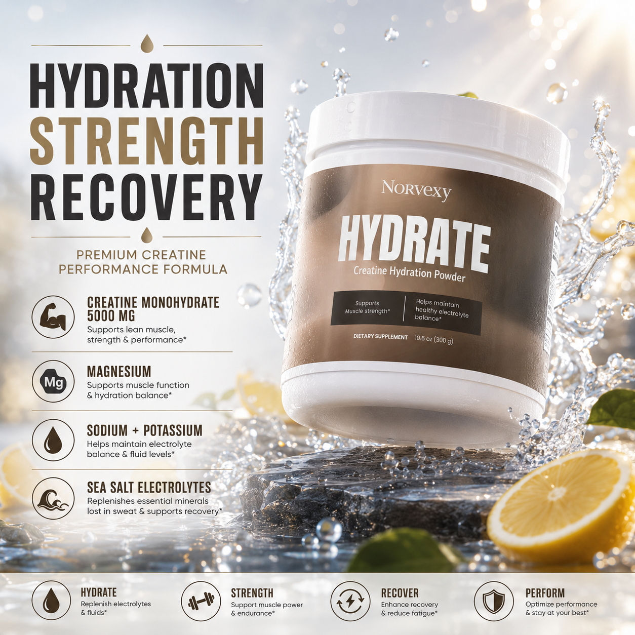 HYDRATE (Creatine Powder)